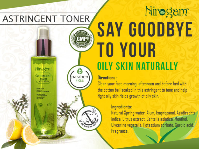 NIROGAMZ ASTRINGENT TONER Om Pharma Ayur